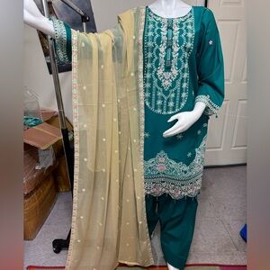 Brand new cotton party wear dress